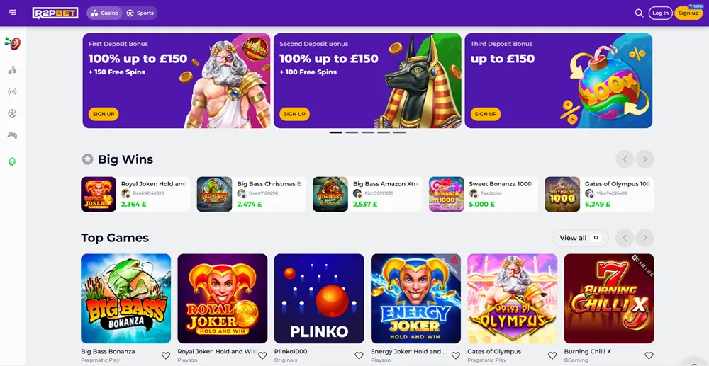 R2PBet Login